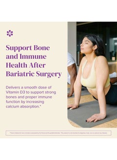 BariMelts Vitamin D3 5000 IU, 90 Fast-Dissolving Tablets (3-Month Supply), Bariatric Vitamins for Women, Natural Apple Flavor​  - Image 3