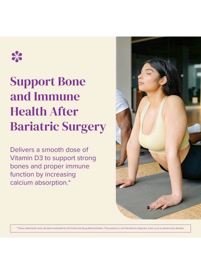 BariMelts Vitamin D3 5000 IU, 90 Fast-Dissolving Tablets (3-Month Supply), Bariatric Vitamins for Women, Natural Apple Flavor​ - Image 3