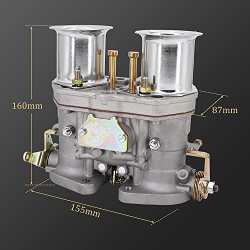 KIPA Carburetor With Air Horn For 40 IDF 40mm BUG Beetle VW Fiat Prosche Solex Dellorto 40mm Replacement Carb With Mounting Gaskets - Image 5