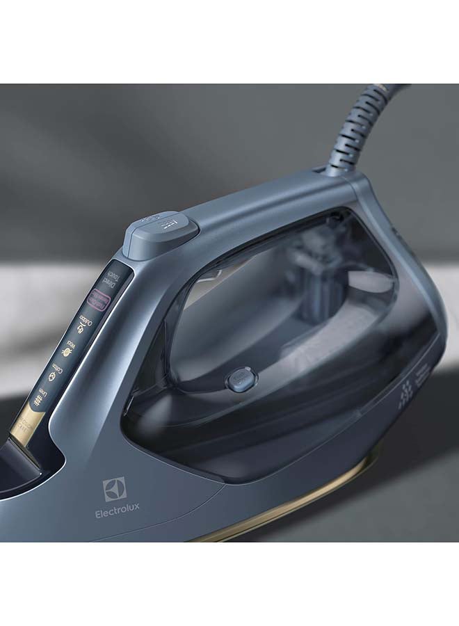 Electrolux Fully Automatic Premium 2500W Steam Iron, 240g/min Powerful Steam Shot, Iron Box with Resilium Soleplate, 4 Auto Programs & Self-Cleaning Function, Triple Clean System, Ready-In-A-Minute, Auto-off 0.25 L 2500 W E8SI1-82BM Denim Blue - Image 2