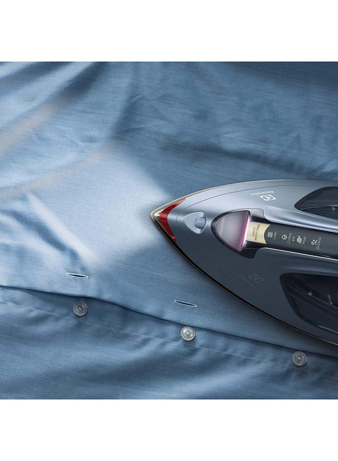 Electrolux Fully Automatic Premium 2500W Steam Iron, 240g/min Powerful Steam Shot, Iron Box with Resilium Soleplate, 4 Auto Programs & Self-Cleaning Function, Triple Clean System, Ready-In-A-Minute, Auto-off 0.25 L 2500 W E8SI1-82BM Denim Blue - Image 5