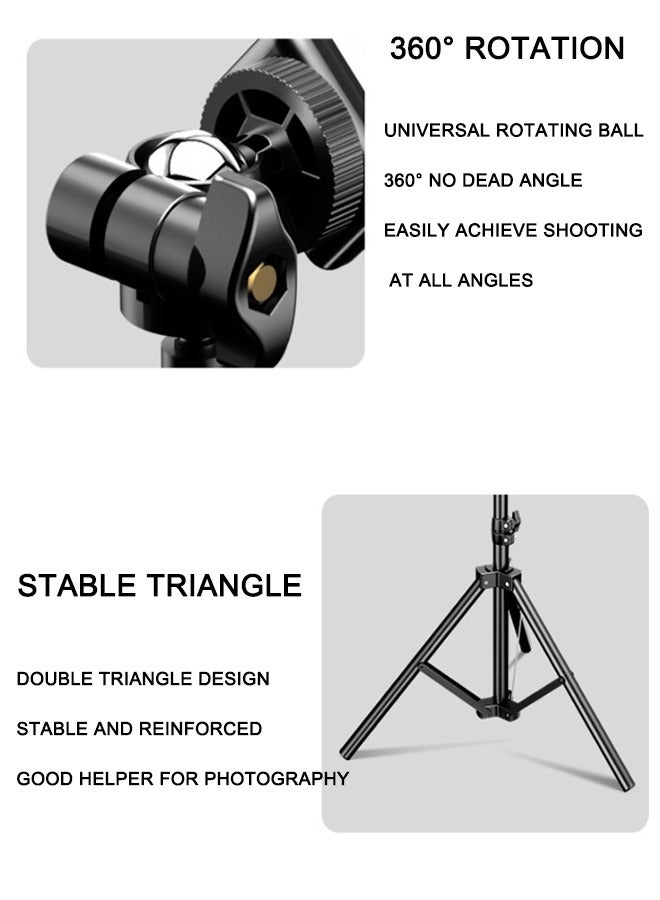 Projector Stand, Projector Floor Tripod, Folding Telescopic Portable Tripod, Projector Tripod Stand, High Folding Floor Computer Tripod Stand, Portable Projector Stand For Home/Stage/Studio Includes Bracket + Metal Ptz - Image 4