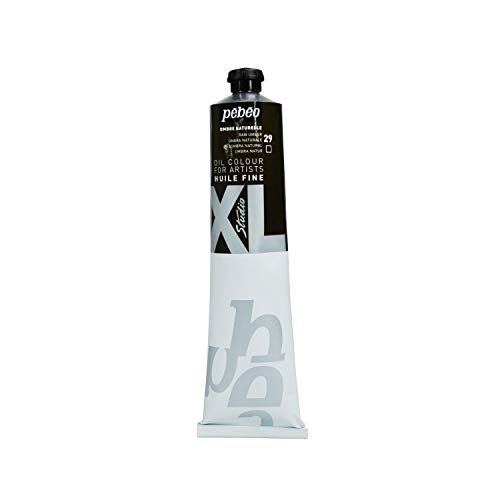 Pebeo Pbo Fine Oil XL 200 ML Natural Shade Oil Painting Pbo Oil Painting Natural Shade Brown 200 ml - Image 1
