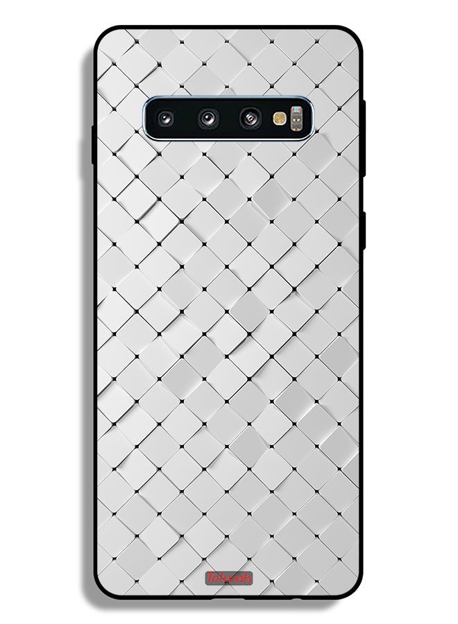 Tolwak Samsung Galaxy S10 Plus Protective Case Cover Tiles Texture - Image 2