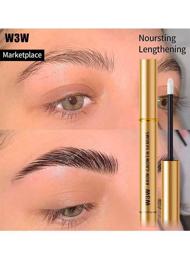 W3W Brow Growth Serums Eyebrow Enhancing Serum Nourishing Brow Serum Gentle No Irritating Lash Serum Gentle Formula Longer Fuller and Thicker Flexible Lashes Eyebrow Enhancer Serum 4ml - Image 4