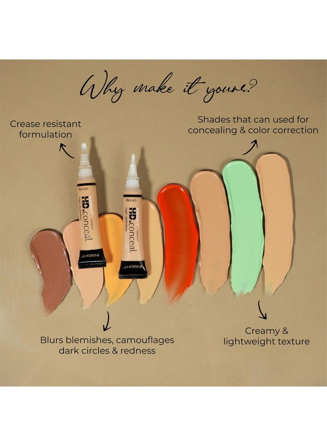 إنسايت كونسيلر HD من Insight Cosmetics | كونسيلر لجميع أنواع البشرة | تغطية كاملة، 8 جرام، عبوة واحدة - بورسلين - Image 2
