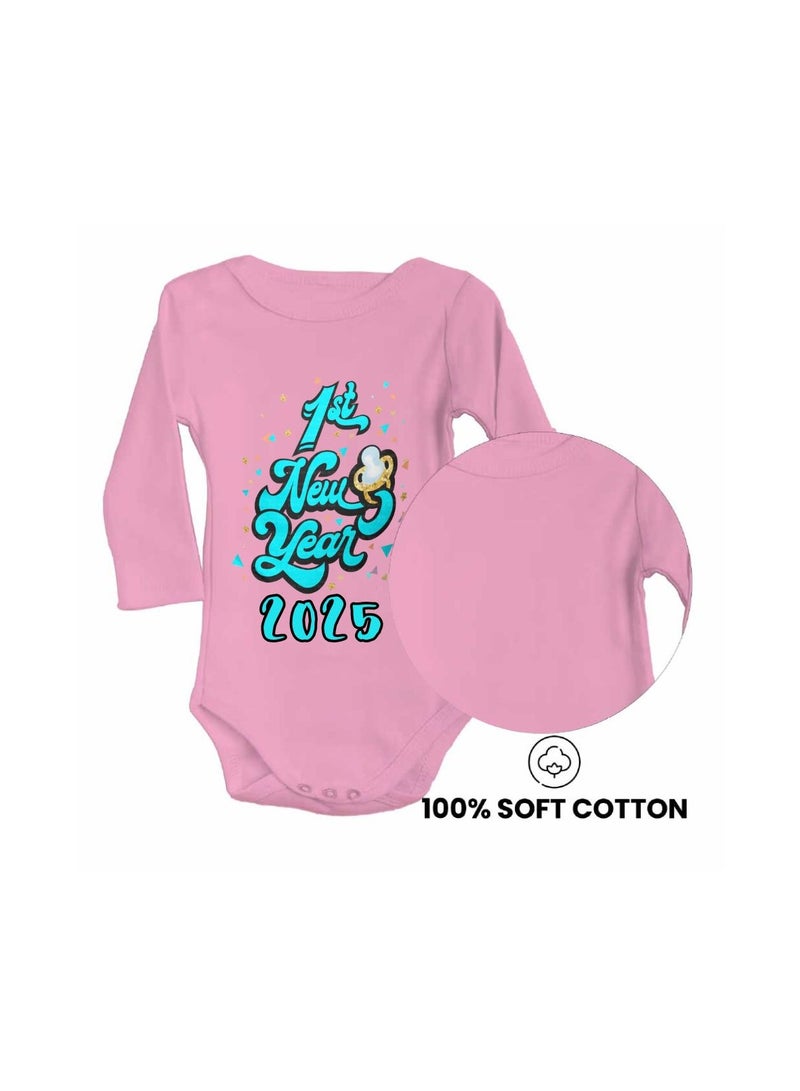 PRINTSHOP4ME My 1st New Year Baby Romper–Soft Cotton Full Sleeve Bodysuits For Newborns,Infants And Toddlers– Unisex Baby Onesies For Boys And Girls-Baby Romper For New Year - Image 4