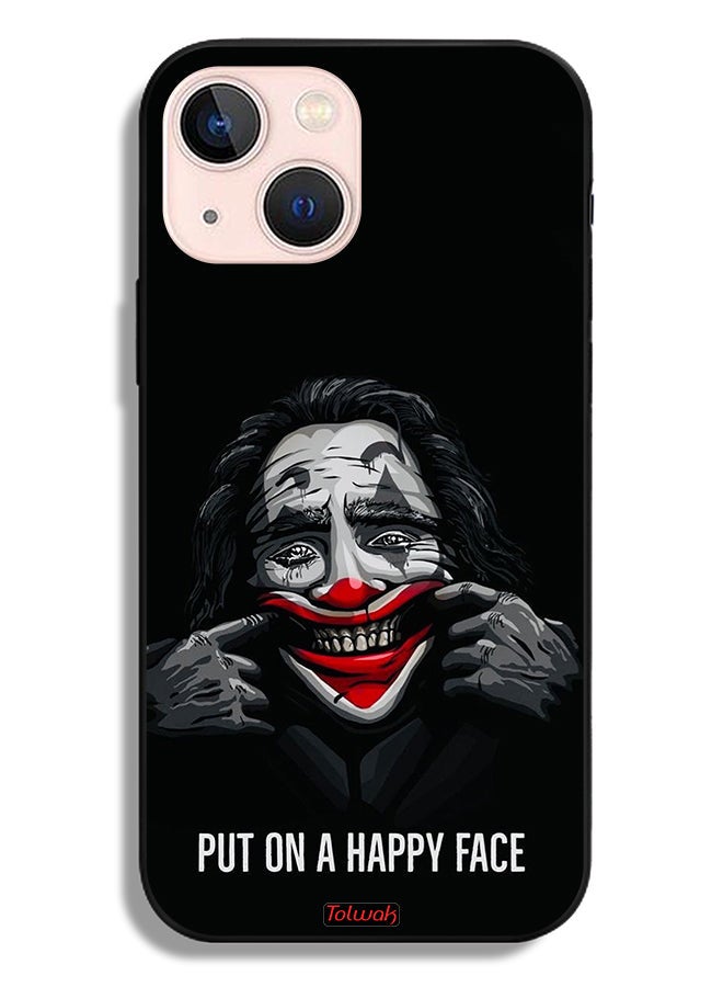 Tolwak Apple iPhone 13 mini Protective Case Put On Happy Face - Image 2