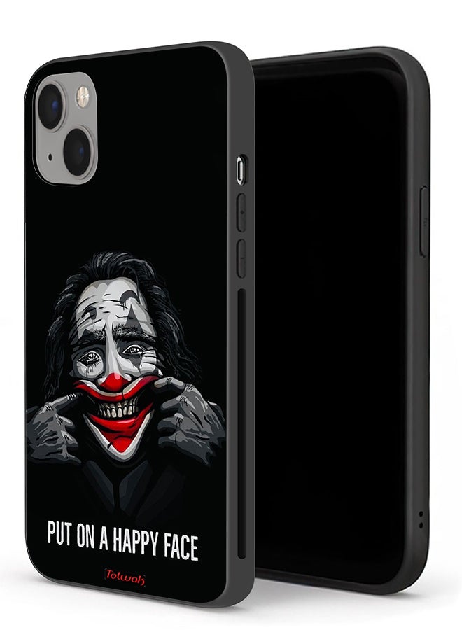 Tolwak Apple iPhone 13 mini Protective Case Put On Happy Face - Image 1