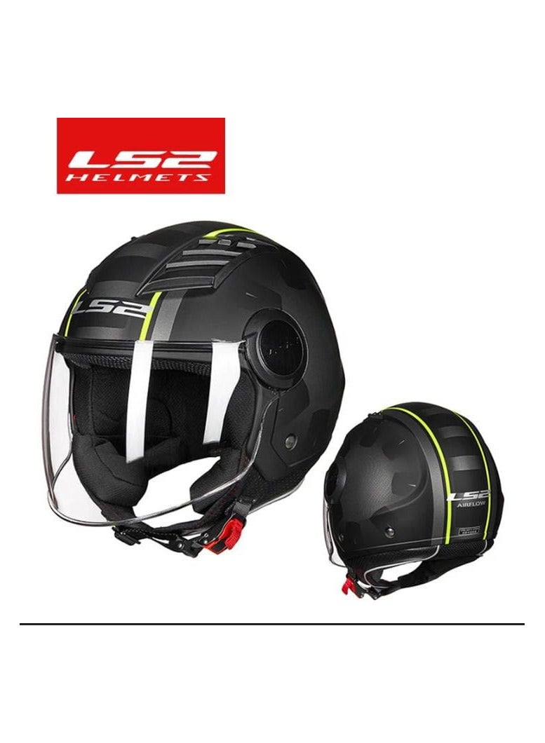 إل أس تو خوذة نصف وجه للدراجة النارية ماركة إل إس 2 مقاس XL