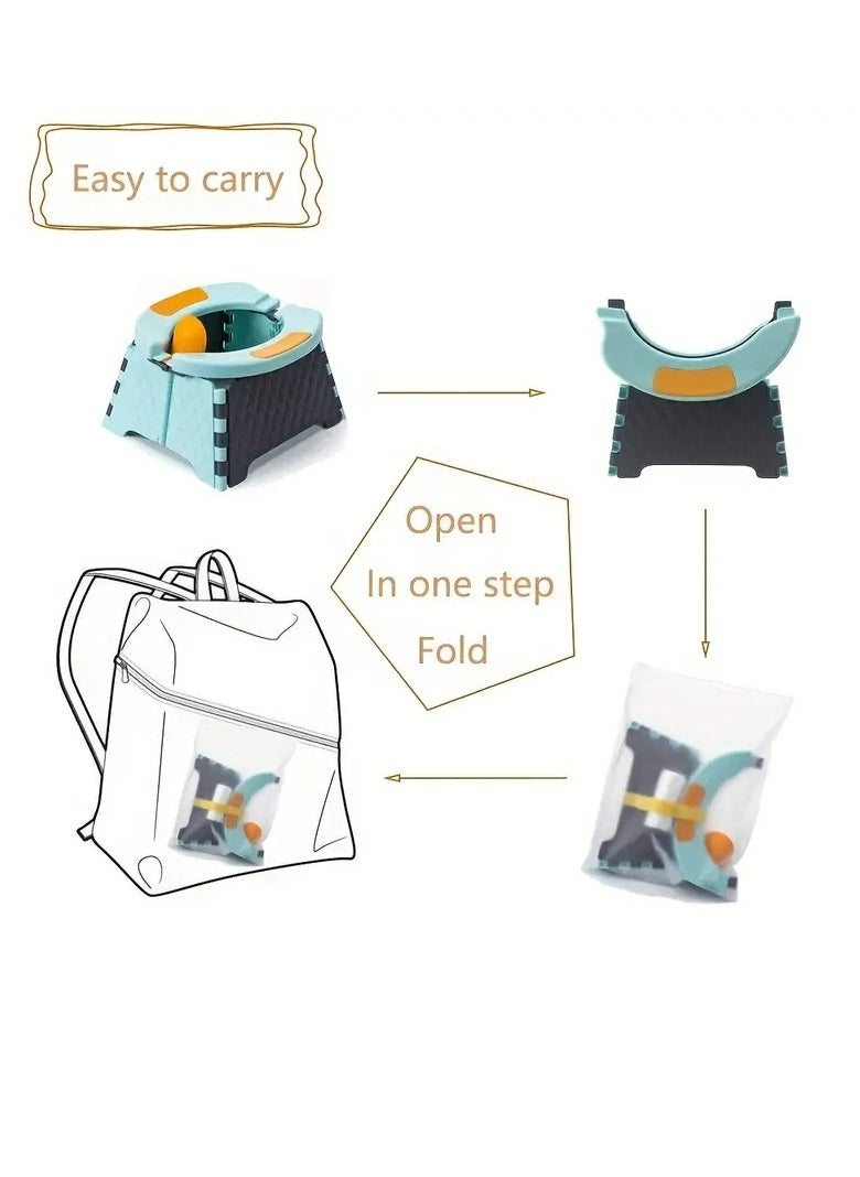 Gonice Kids Travel Potty Portable Potty Training Seat Toddler Foldable Toilet Seat Baby Potty Seat For Indoor And Outdoor  - Image 2
