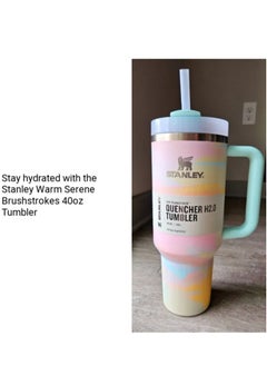 Stanley Quencher H2.0 FlowState Stainless Steel Vacuum Insulated Tumbler with Lid and Straw for Water, Iced Tea or Coffee, Smoothie and More, 40 oz  - Image 3