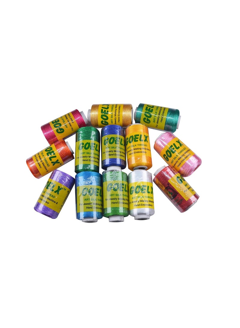 GOELX GOELX Silk Shiny Soft Thread Spools (Assorted)  - Image 3