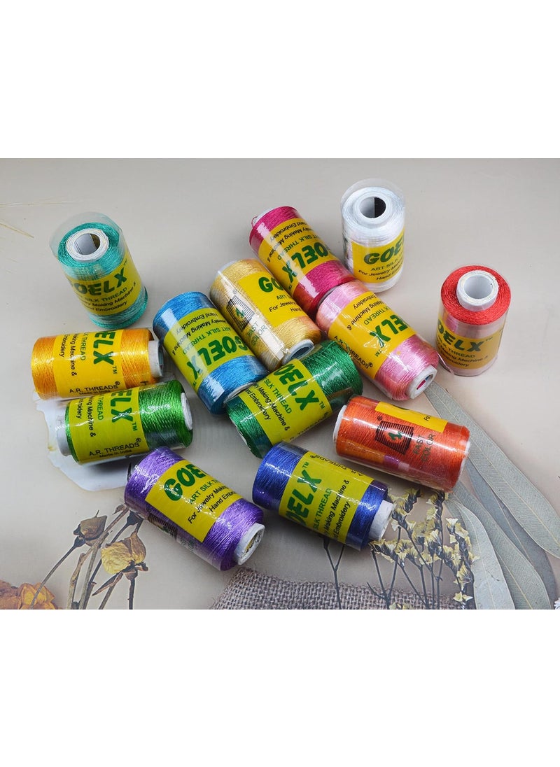 GOELX GOELX Silk Shiny Soft Thread Spools (Assorted)  - Image 4