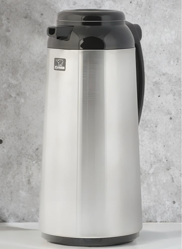 Zojirushi - Abu Fil Japanese Thermos - 1.30 Liters - Silver Color - Image 1