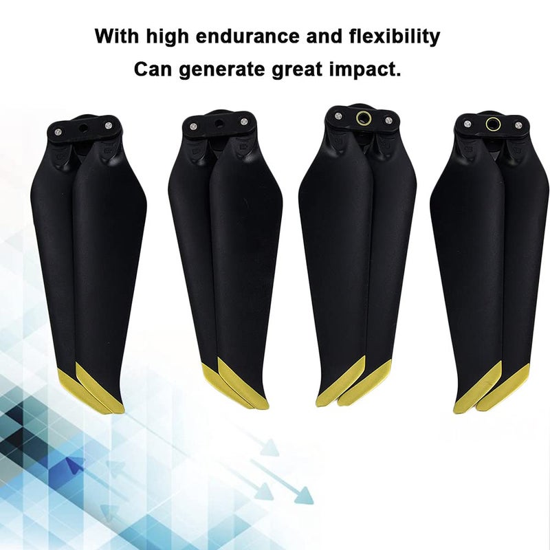 Gray Edge 2 Pairs Low Noise Quick Release Foldable Propellers For Drone Replacement - Image 4