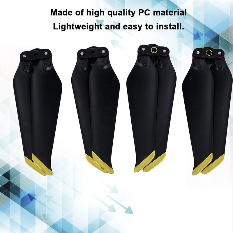 Gray Edge 2 Pairs Low Noise Quick Release Foldable Propellers For Drone Replacement - Image 5