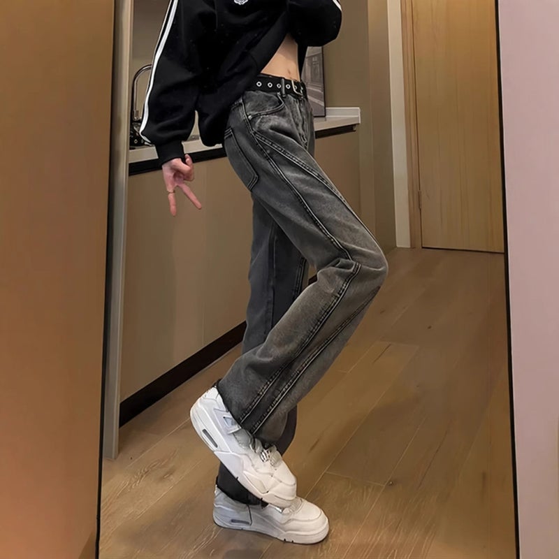 Unisex Classic Denim Jeans Loose Fit Daily Outdoor Wear - Image 3