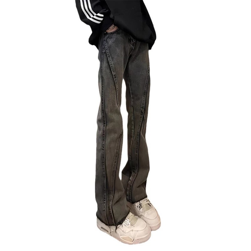 Unisex Classic Denim Jeans Loose Fit Daily Outdoor Wear - Image 5