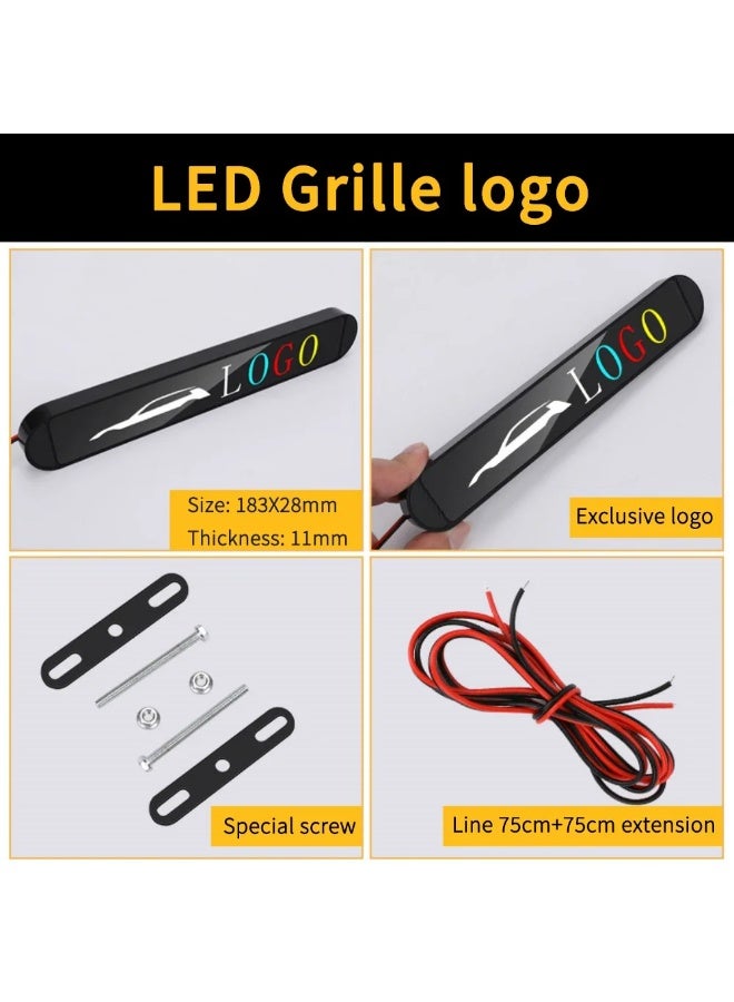Vierex LED Front Grille Emblem Light for Mitsubishi Pajero – Illuminated Car Hood Grill Badge Logo Accessories for Pajero Front Net Decoration - Image 5
