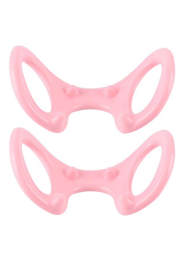 Thoraya 2Pcs Yoga Ring Pilates Training Ring Fitness Ring for Back Arm Leg Home Workout Equipment  - Image 1