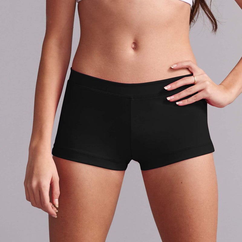 ZIZI Children Girls Sparkle Dance Tumbling Athletic Swimming Gymnastics,Sparkle Black,130CM(8-10Years) - Image 4