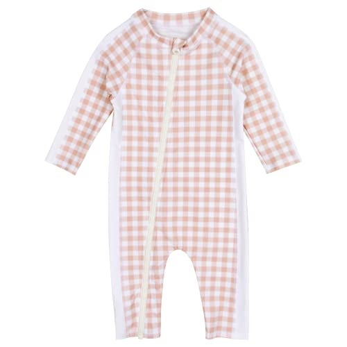 SwimZip Girls' Long-Sleeve UPF 50+ Swimsuit for Baby, Toddler, & Little Girls - Image 1