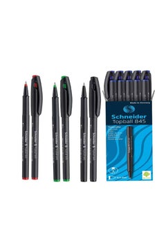 Schneider New 10 piece Topwriter 845 Neutral Pen Black  - Image 1