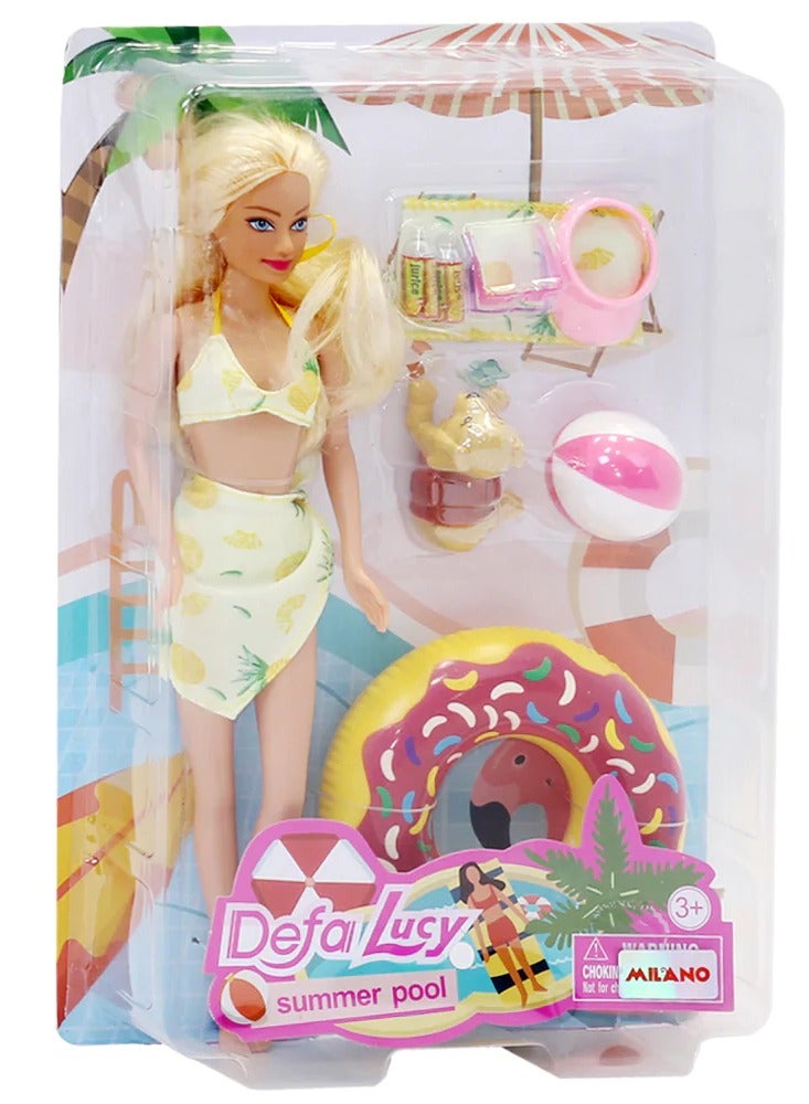 Defa Lucy Summer Pool with Beach Accessories - 8473