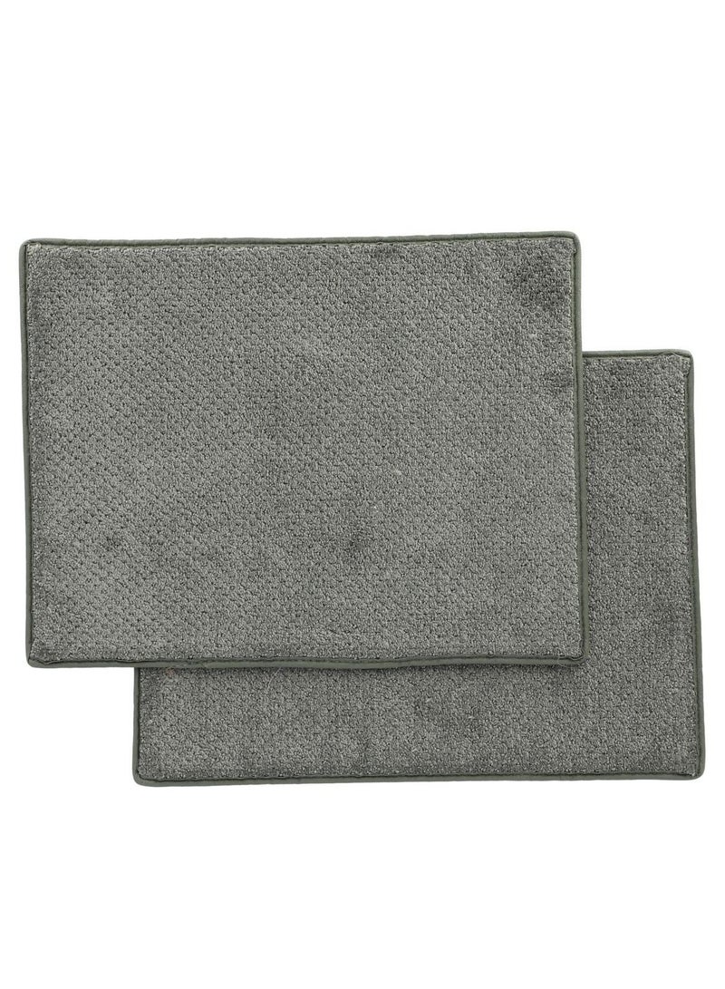Mohawk 2-Piece Non-Slip Door Mat Grey 18 x 24inch