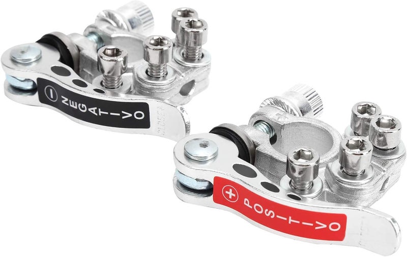 woobles Battery Terminal Connectors, Positive Negative Connectors, Auto Battery Connectors Durable for Power Connection,Stabilize Current Boat Trailers - Image 1