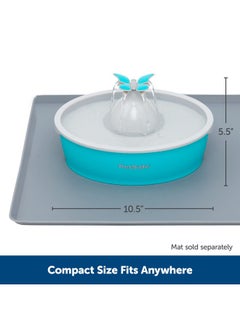 PetSafe Butterfly Cat Water Fountain With Pump & Filters  Cute Water Dispenser With 50 Oz Capacity  Pump & Filters Keep Water Clean & Fresh  Filter Contains 2X More Carbon Than Other Brands  - Image 3