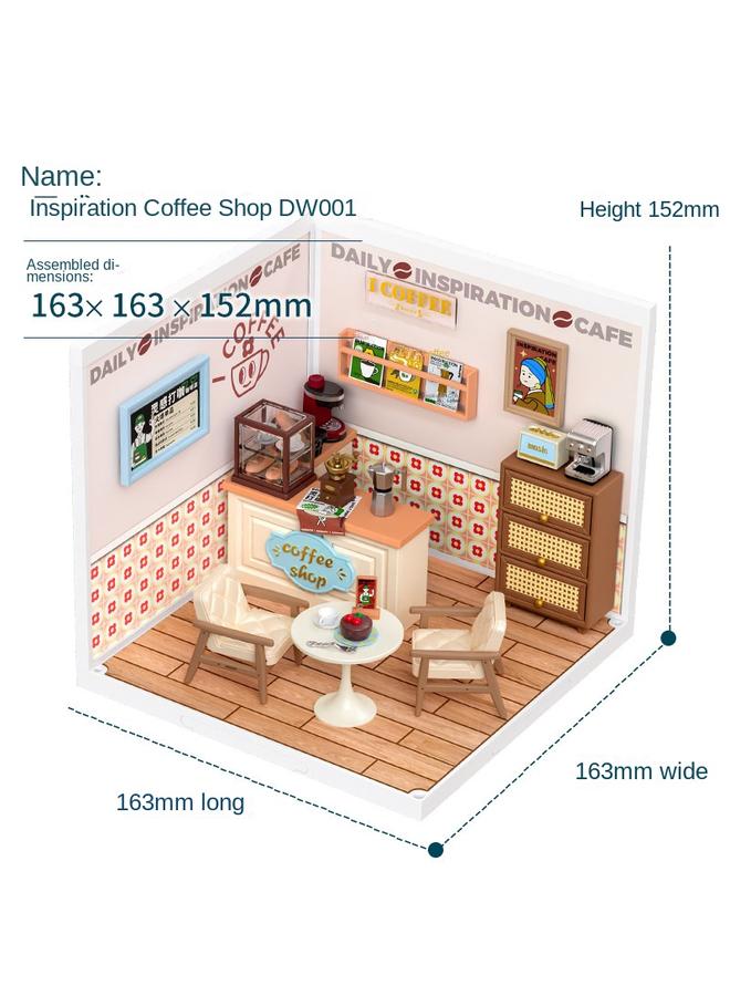 Bluejw If You Come To Diy Hut Super World Shop Hut Handmade Wooden 3d Three-dimensional Assembly Art House Doll House - Image 1