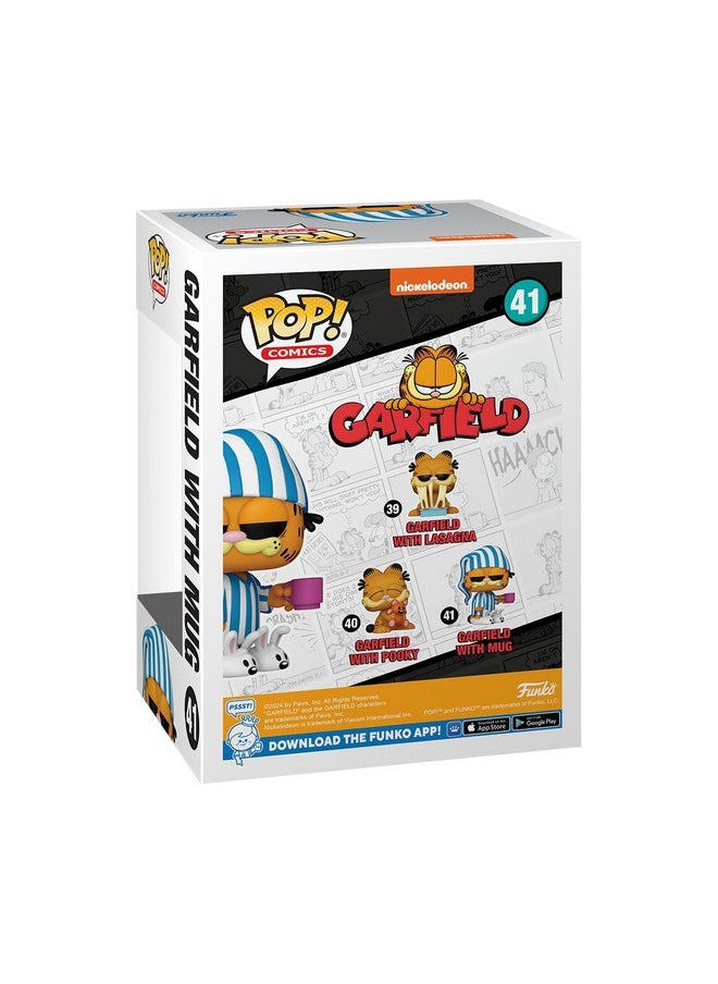 Funko Funko POP! Comics: Garfield- Garfield with Mug - Collectable Vinyl Figure - Gift Idea - Official Merchandise - for Kids & Adults - Cartoons Fans - Model Figure for Collectors and Display  - Image 3