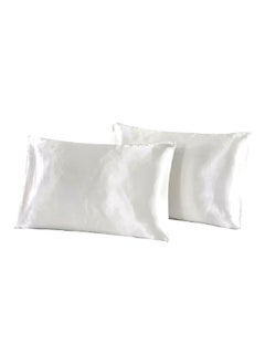 Cannon Cotton Comfort Ultra Soft Feel Queen Satin Pillow Case Light Grey 15 x 20 cm CN PCQ2PCS-LGRD 