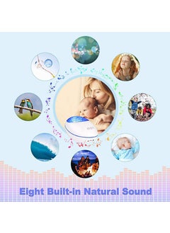 Earwig Earwig Skylight Projector with 8 White Noise Light Options Ceiling Projector Lights for Bedroom Remote360RotatingAUTO Timer Skylight Projector Ceiling Light Projector for Bedroom Skylight  - Image 2