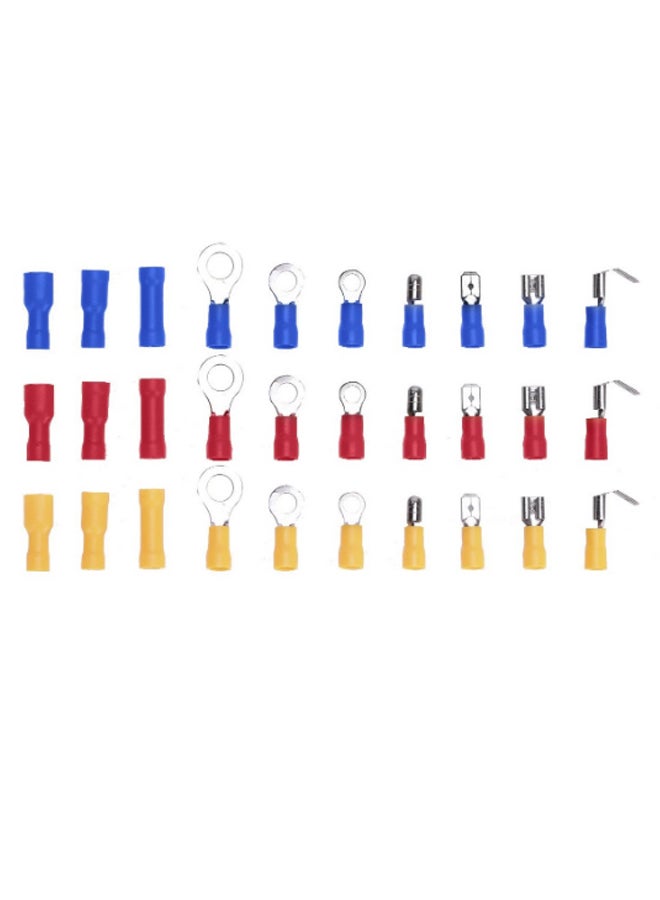 مجموعة موصلات بعقب للأسلاك الكهربائية المعزولة من 480 قطعة مع علبة أصفر/ أزرق/ أحمر - Image 2