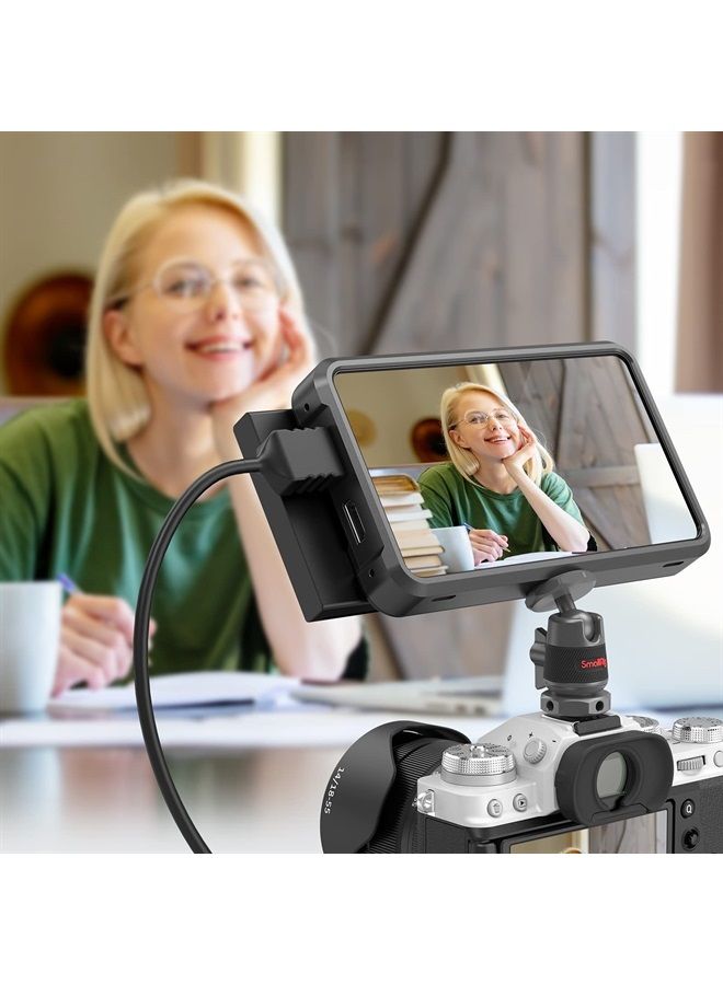 SmallRig Mini Ball Head (2 Pack) with 1/4" Screw and Removable Shoe Mount, 360 Degree Rotatable Aluminum Tripod Head for Camera Tripods Monopods Camcorder Light Microphone, Max. Load 3.3 lbs 2948 - Image 3