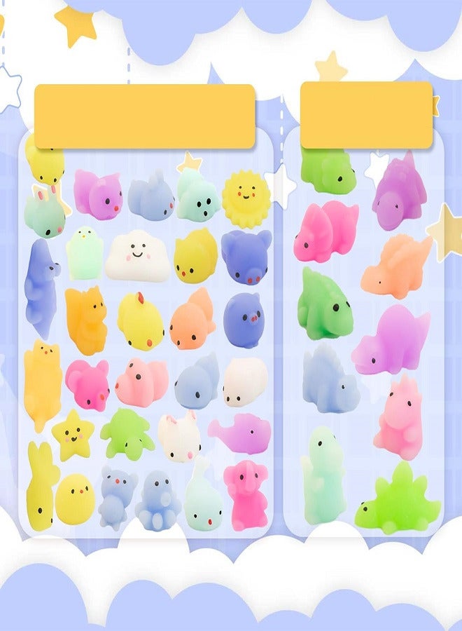 squishy 23 Pack Mochi Squishy Toys Party Favors for Kids - Mini Kawaii Squishies Mochi Animals Stress Relief Squishy Pack Cat Squishys with Storage Box - Image 4
