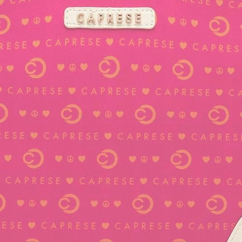 Caprese Peace Tote Bag, Large | Stylish Handbag for Women with Laptop Compartment | Spacious, Versatile Office & Daily Essentials Tote | Detachable Sling Strap, Multiple Organizational Pockets (Pink) - Image 3