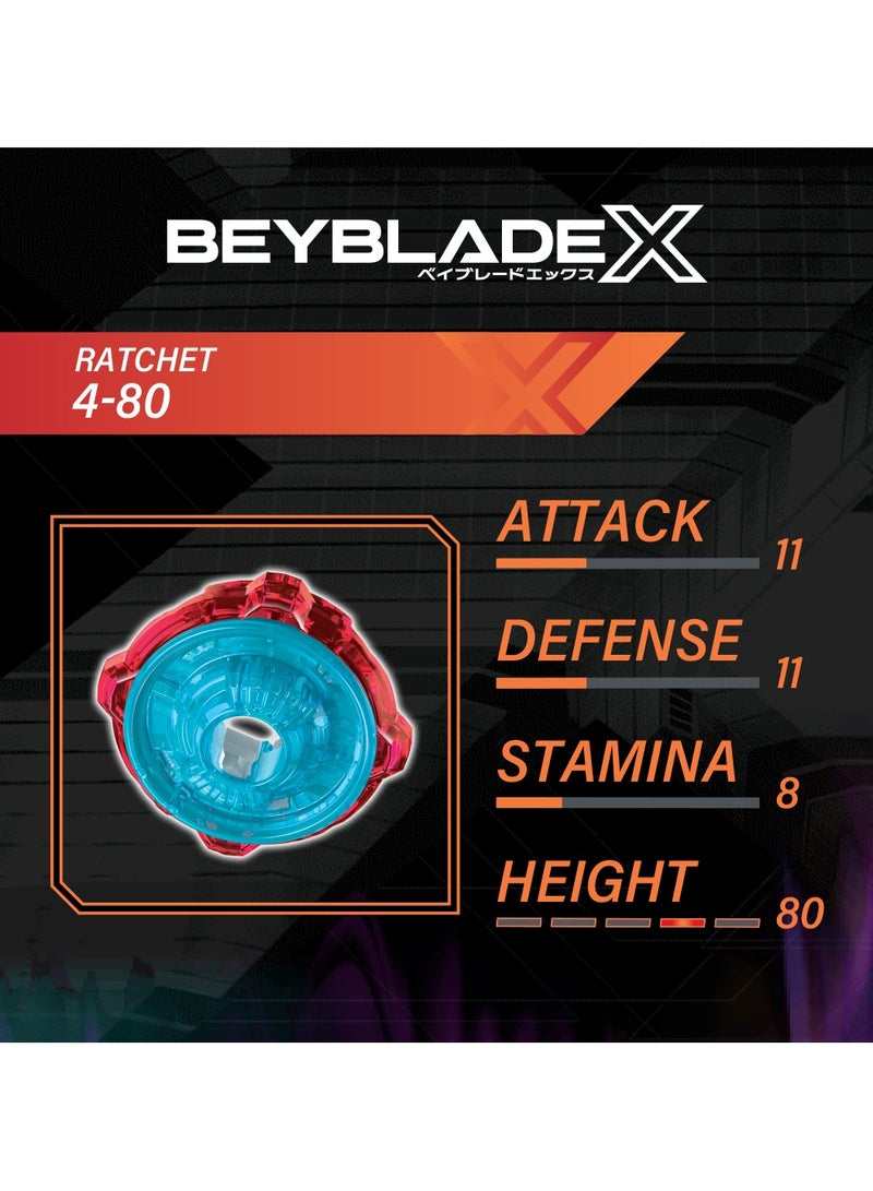 BEYBATTLE BURST Beyblade X Steel Samurai 4-80T | Right Spinning Balance Type Top | Takara Tomy-designed Beyblade X | Gift for Beyblade Lovers and Kids - Image 5