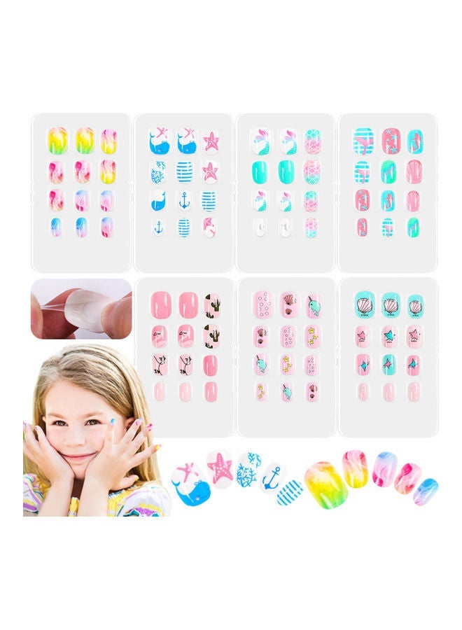 DOUBORQ 84-Piece Nail Tip Set Multicolour - Image 5