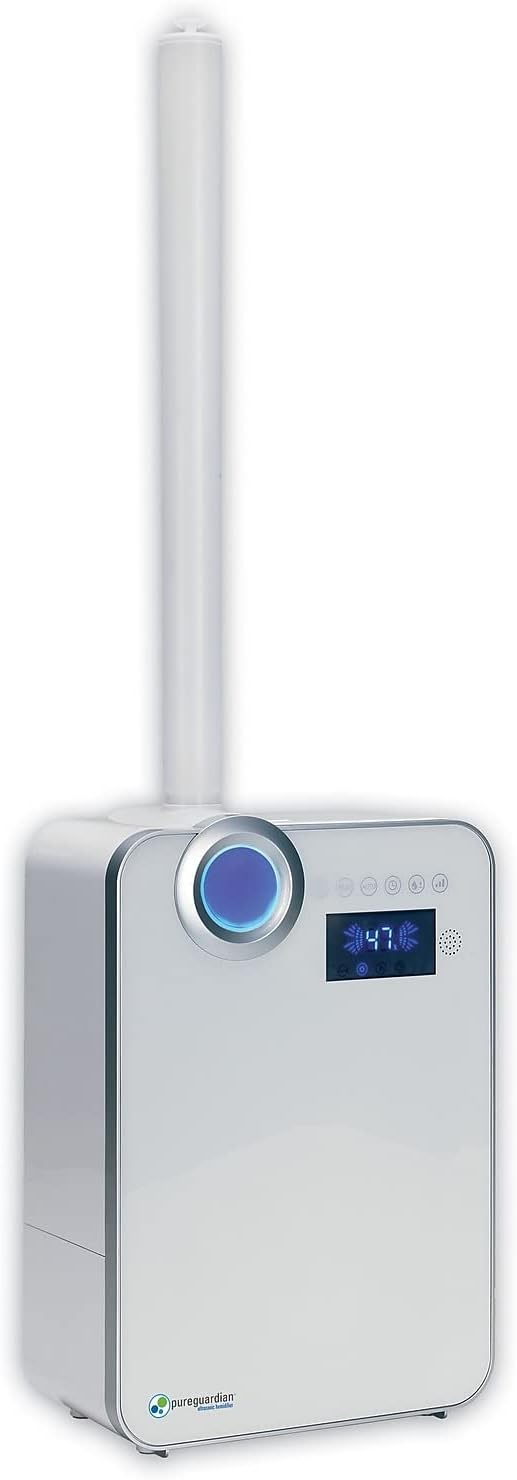 PureGuardian PureGuardian 10L Output per Day Ultrasonic Warm and Cool Mist Humidifier Large Room Home Office Easy Quiet Operation Digital Display Auto Humidistat Timer Auto ShutOff Pure Guardian H7550  - Image 3