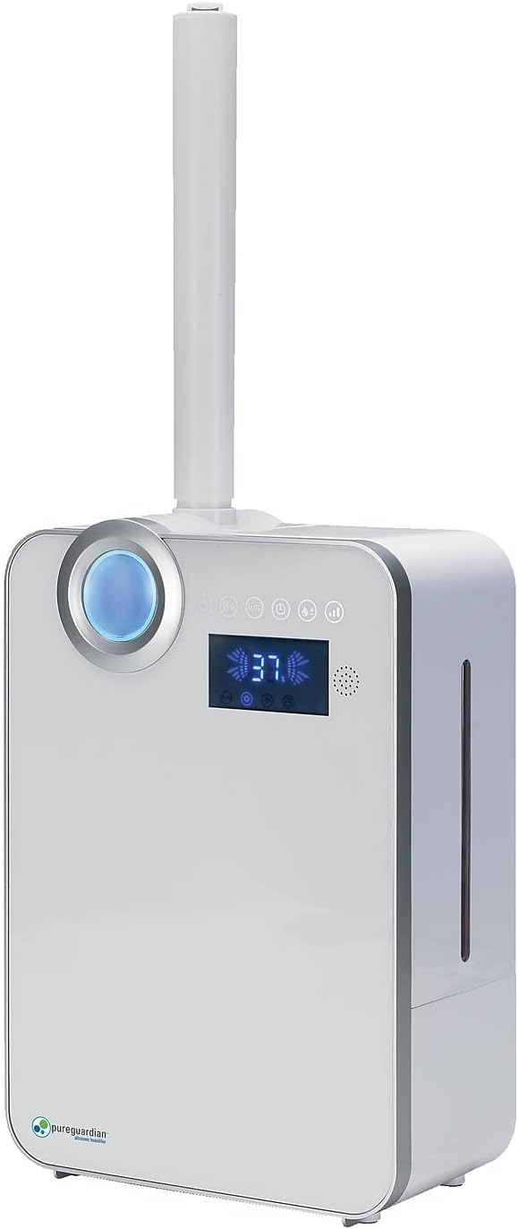 PureGuardian PureGuardian 10L Output per Day Ultrasonic Warm and Cool Mist Humidifier Large Room Home Office Easy Quiet Operation Digital Display Auto Humidistat Timer Auto ShutOff Pure Guardian H7550  - Image 4
