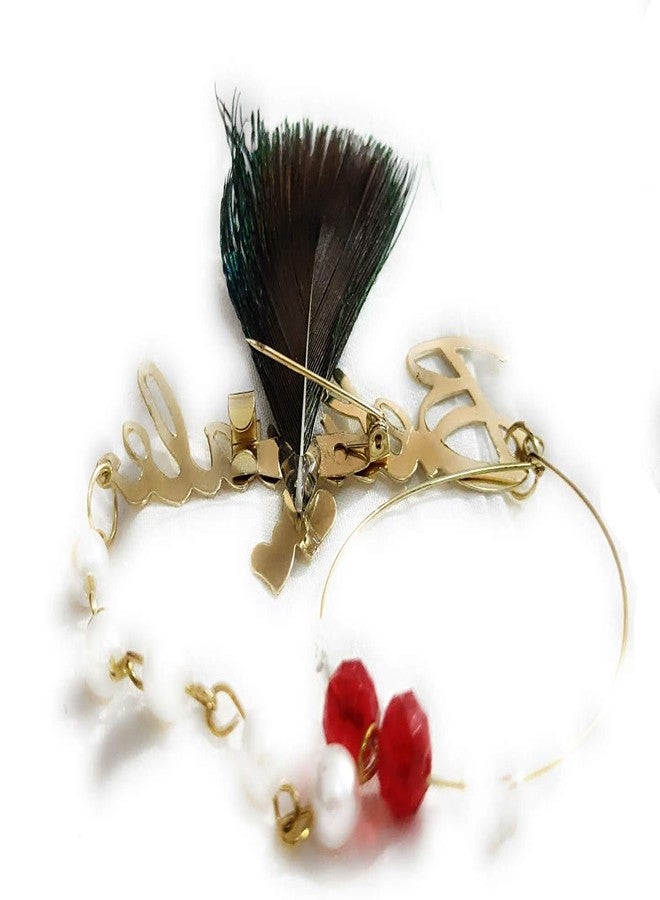 SHOPOBUDDY Brooch Betiwale with Peacock Feather Wedding Accessories(Pack of 20) - Image 3