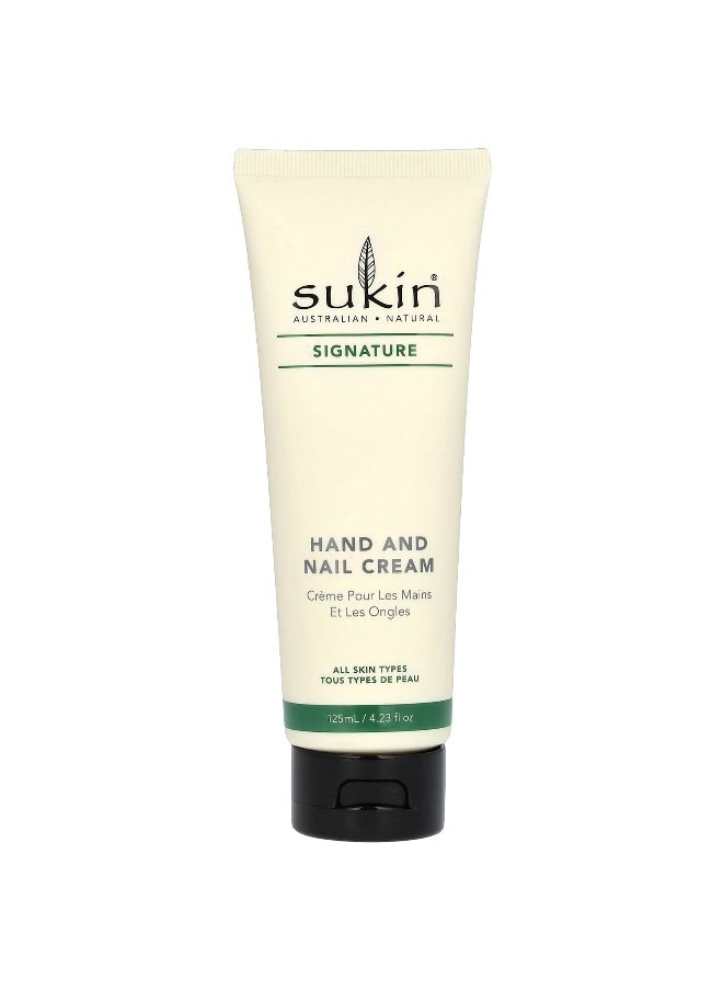 Sukin Sukin, Signature, Hand and Nail Cream, 4.23 fl oz (125 ml)  - Image 1