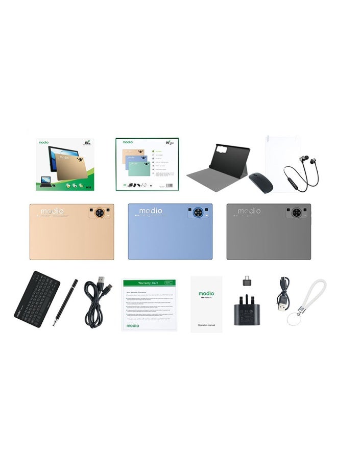 Modio M35 10-Inch Android Tablet | 8GB RAM + 512GB ROM | 5G Dual SIM + Wi-Fi | With Keyboard, Mouse & Back Cover – Grey | Perfect for Study, Office & Entertainment - Image 2