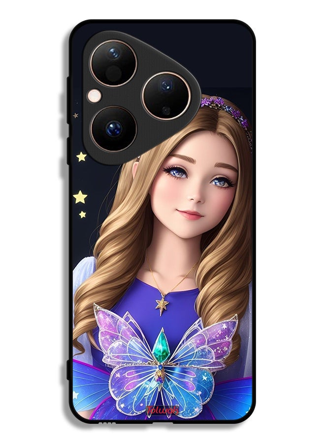 Tolwak Huawei Pura 80 Protective Case Cover Cute Butterfly Girl - Image 1