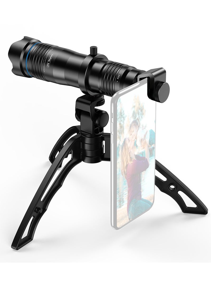 APEXEL APL-JS36XJJ04 HD 36X Metal Single-tube Telescope Telephoto Lens Optic Phone Camera Lens Monocular with Mini Selfie Tripod for Most Smartphones - Image 3