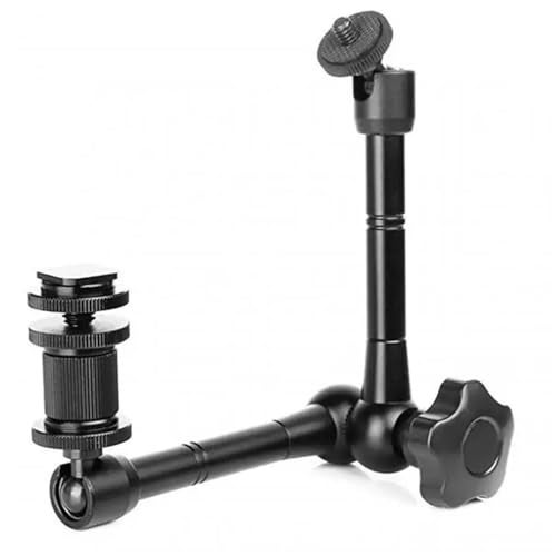 ZODUCT 11-Inch Articulating Magic Arm with Adjustable Super Clamp – Flexible Friction for DSLR Camera Rig, LCD Monitor, LED Light, and Video Accessories - Image 2